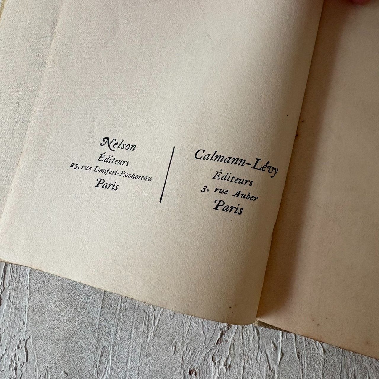 1931年 フランスアンティーク NELSON社 ネルソンブック洋書 L'Abbé