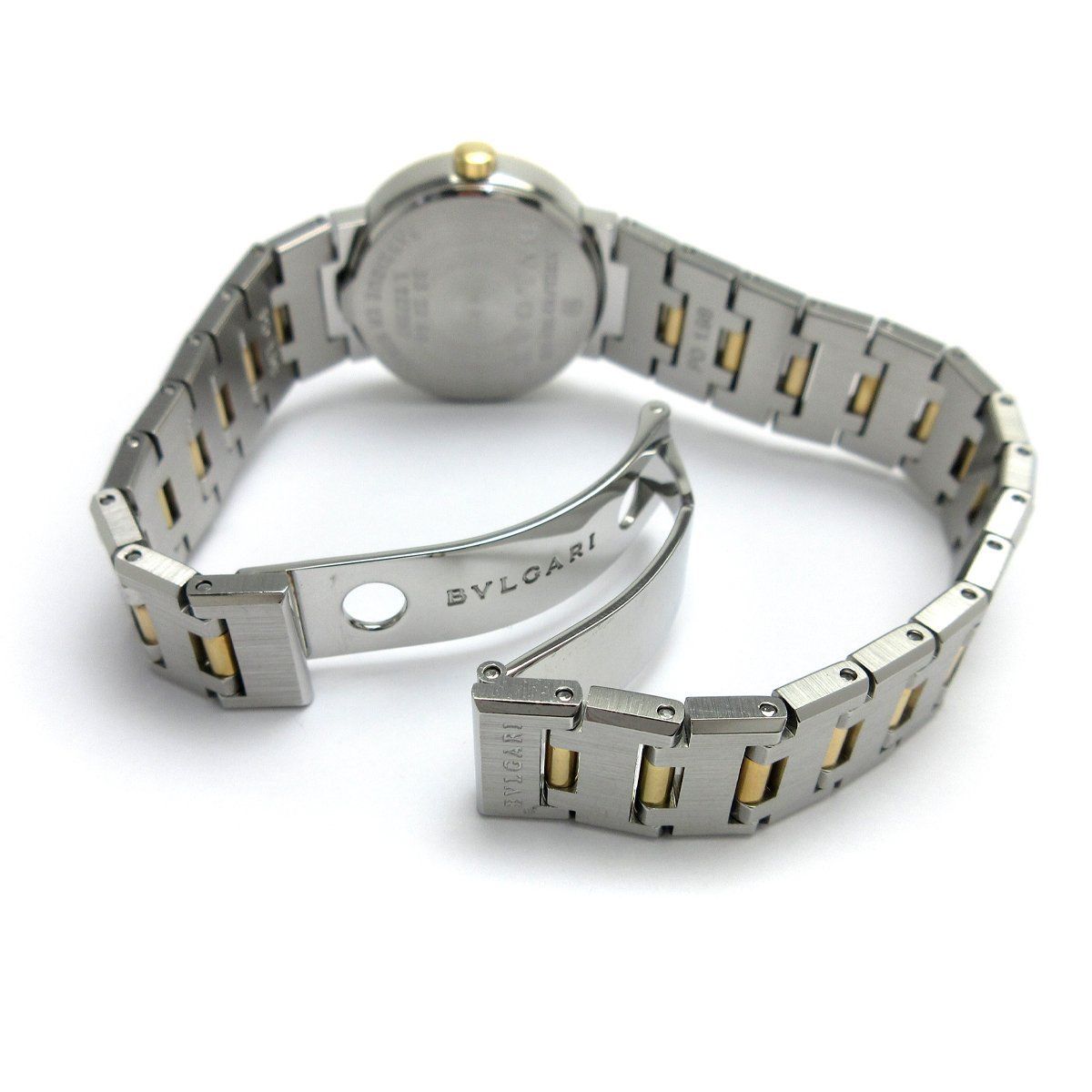 ブルガリ BVLGARI ブルガリブルガリ K18 ゴールドコンビ レディース