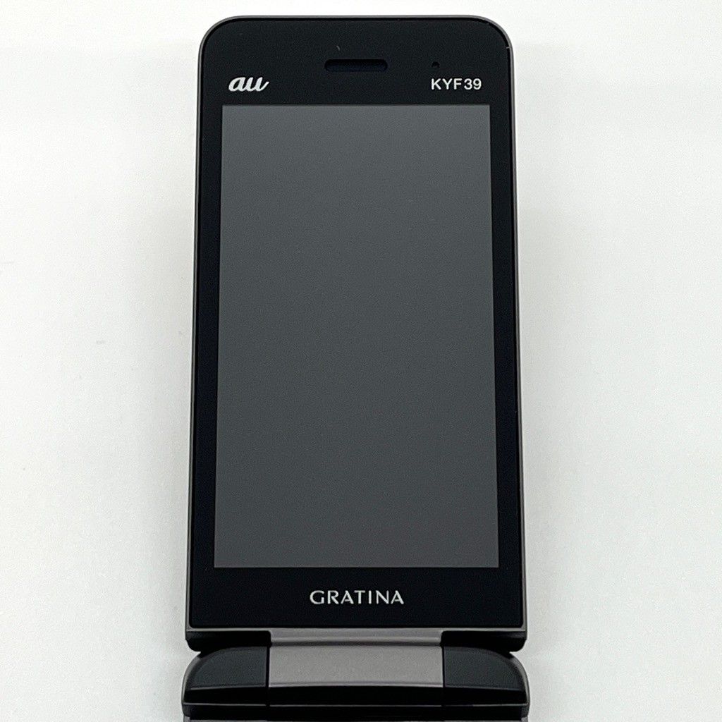 GRATINA KYF39 墨 ブラック 美品 SIMロック解除済 4G LTEガラホ - メルカリ