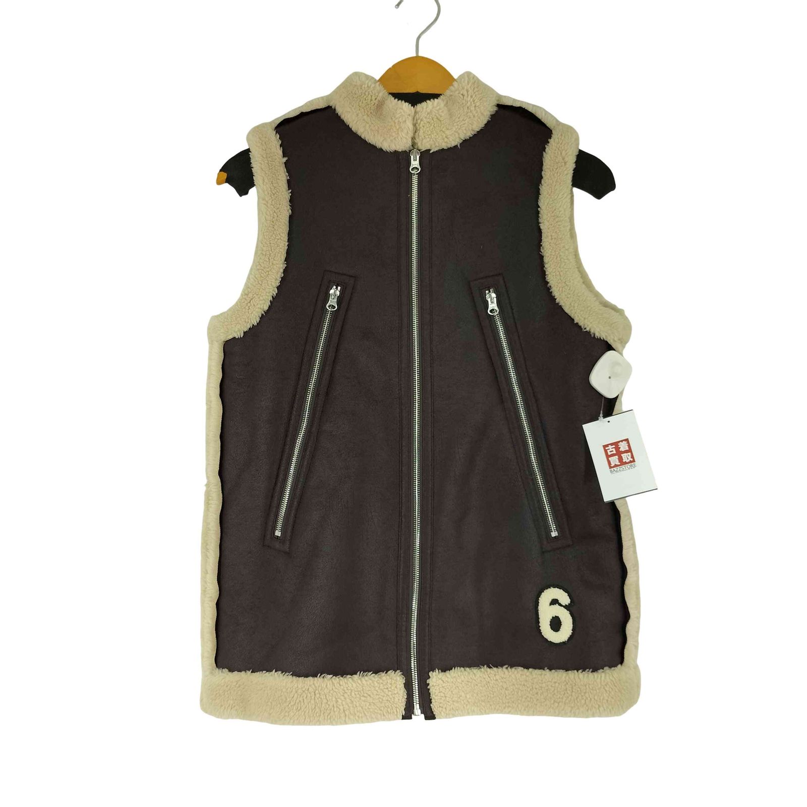unused ムートンベスト　3 マルジェラ エムエムシックスメゾンマルジェラ MM6 Maison Margiela フェイク