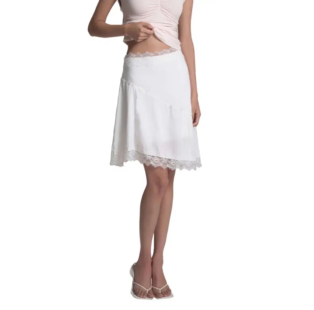 クリシアー スカート スカート 新作 Fairy lace flow skirt