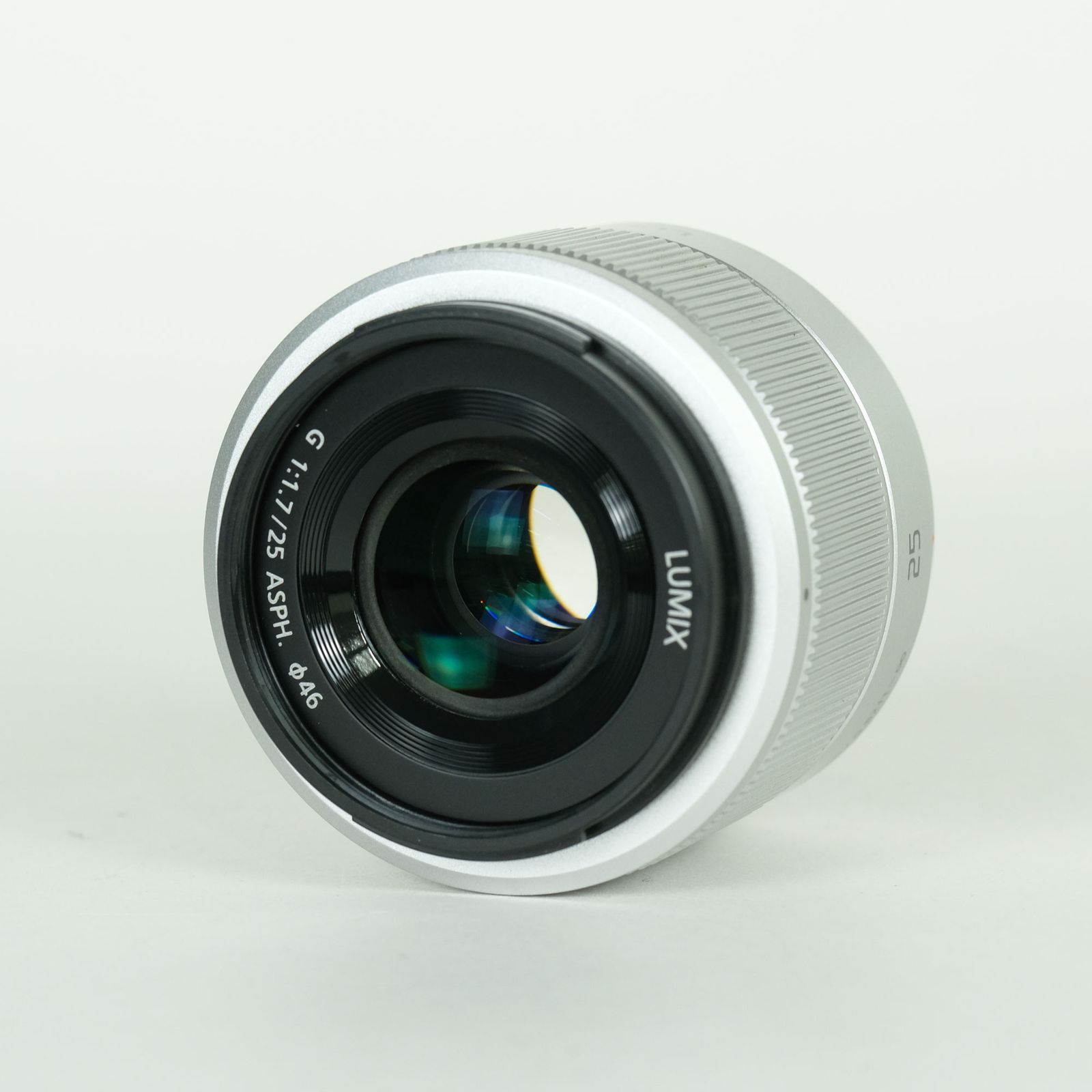 美品 | フィルター付] Panasonic LUMIX G 25mm F1.7 ASPH. [シルバー
