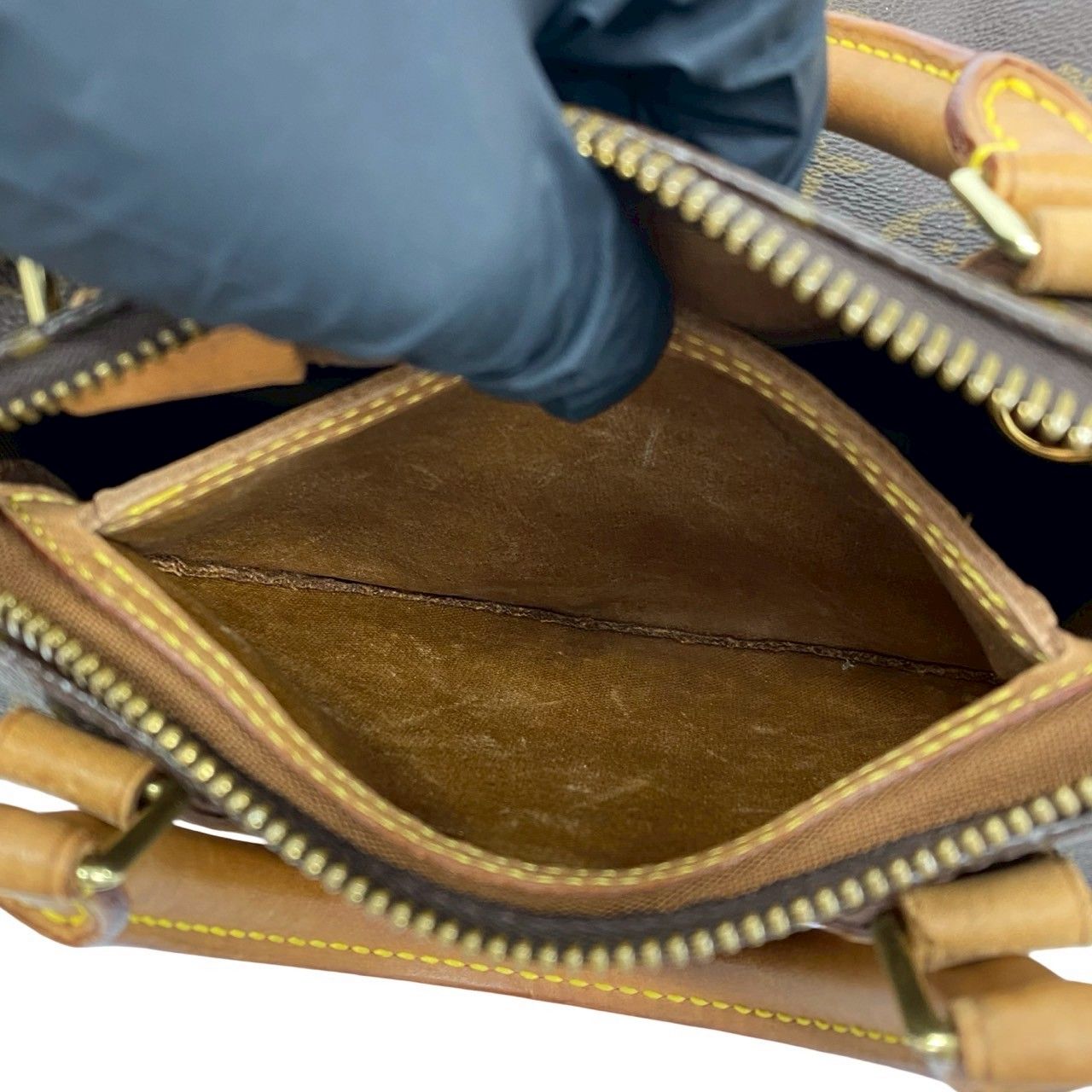 極 美品 LOUIS VUITTON ルイヴィトン スピーディ 25 モノグラム レザー