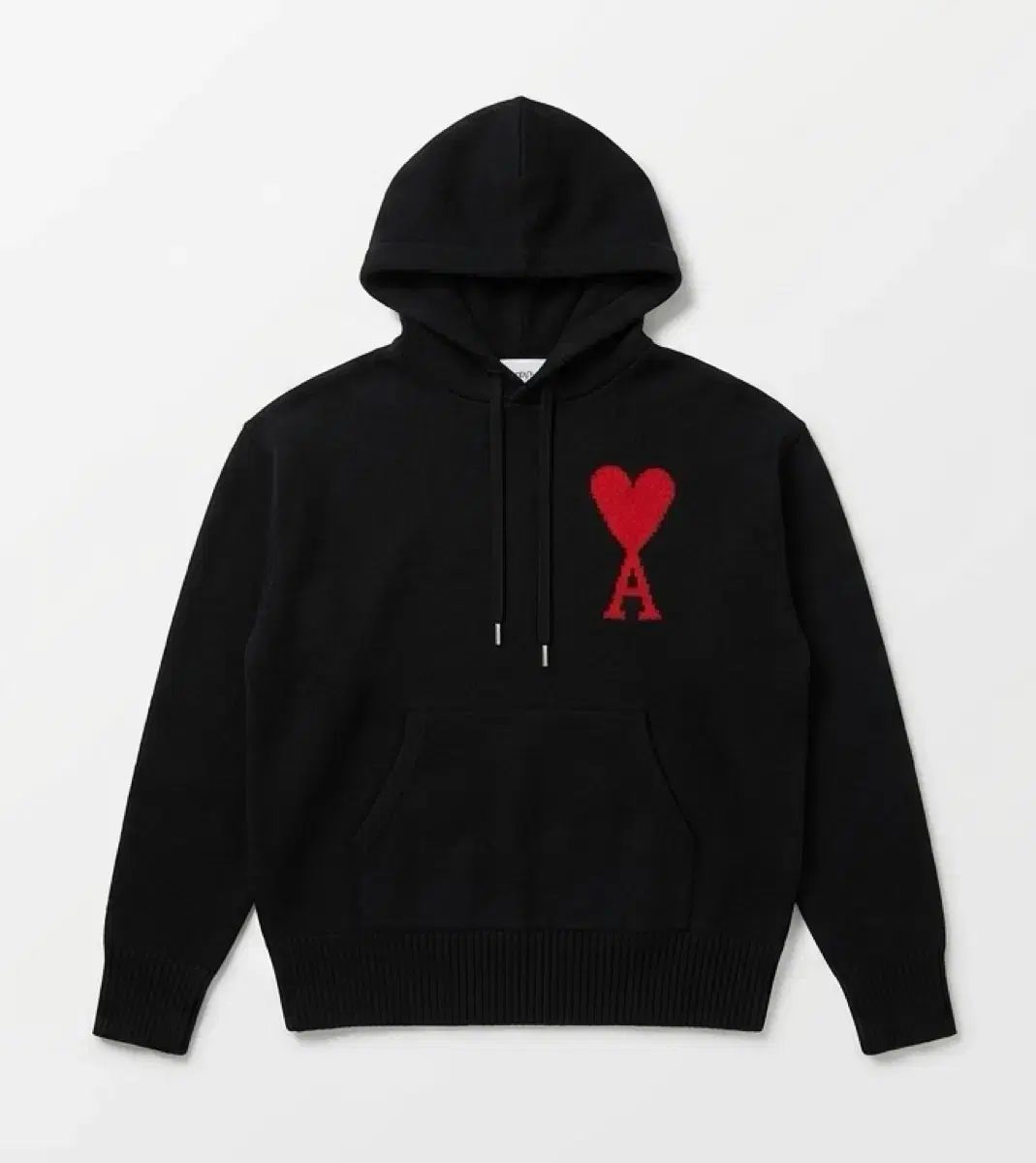 アミ ハート 刺繍 ブラック ニット/WHO Tシャツ 出品