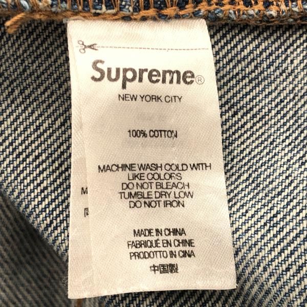 【中古】Supreme レギュラーデニム 36 ブルー シュプリーム [10]