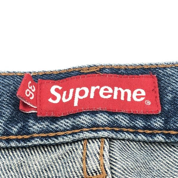 【中古】Supreme レギュラーデニム 36 ブルー シュプリーム [10]