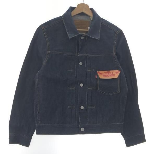 【中古】LEVI'S TYPE1 TRUCKER JACKET XS インディゴ リーバイス[10]
