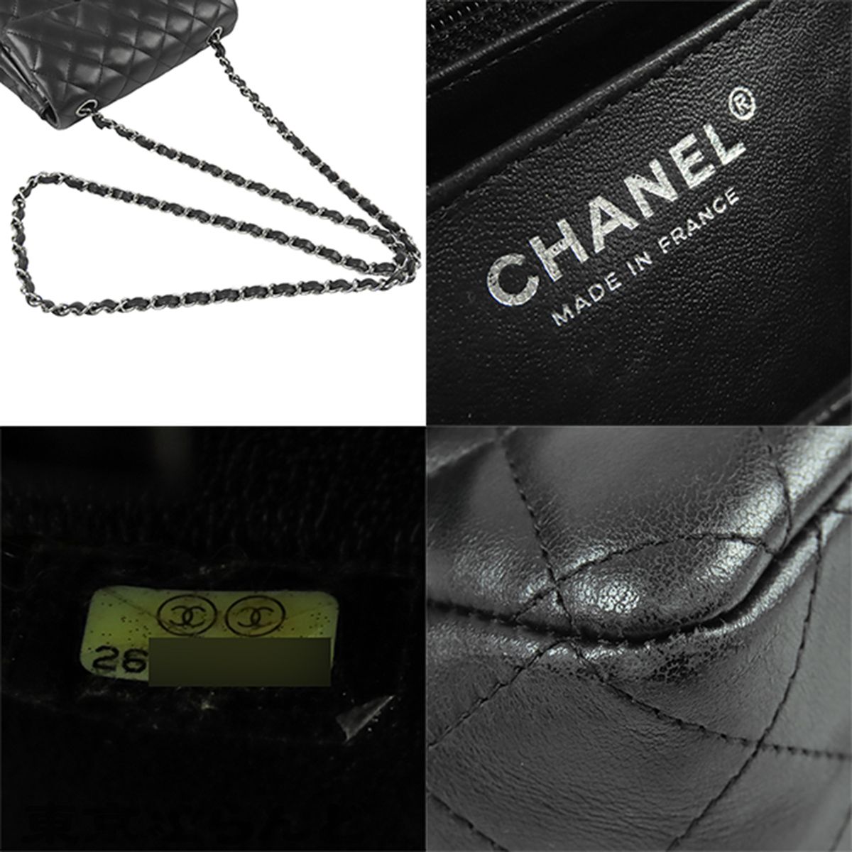 シャネル CHANEL チェーンショルダーバッグ A69900 ブラック 黒