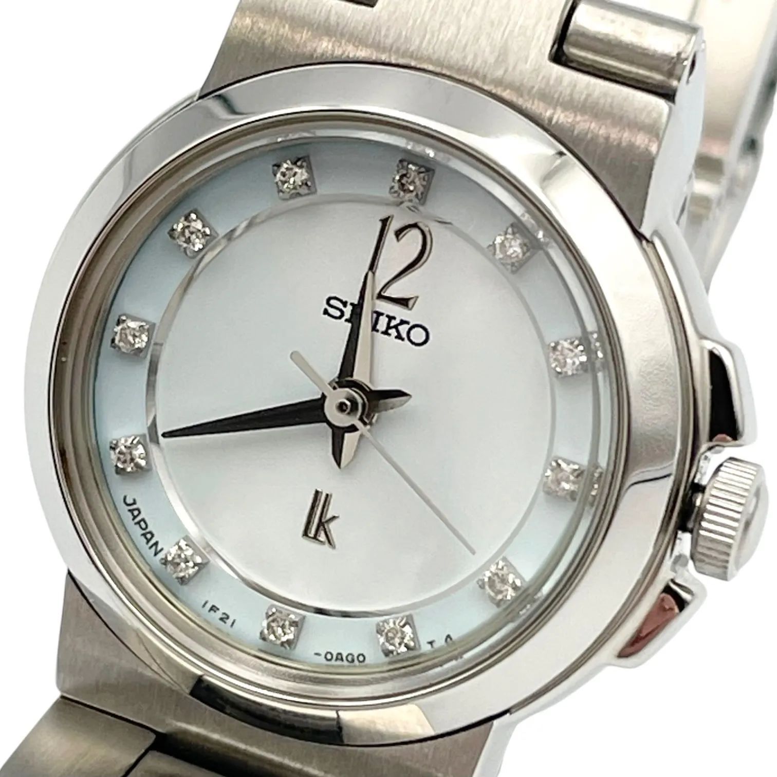 使用わずか 稼働/新品電池 セイコー ルキア SEIKO lk LUKIA 1F21-0AD0