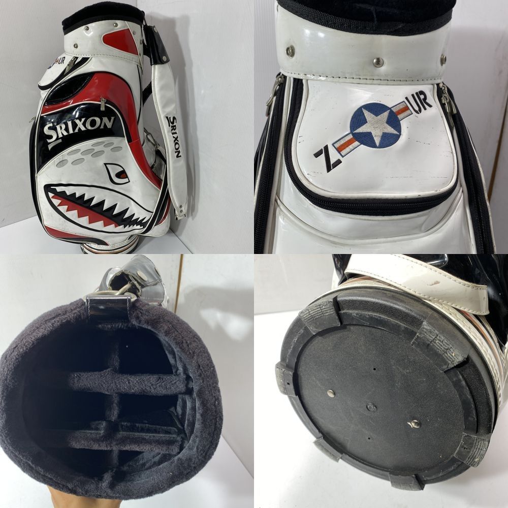 Srixon キャディバッグ シャークデザイン SRIXON スリクソン キャディーバッグ 限定キャディバッグ シャーク