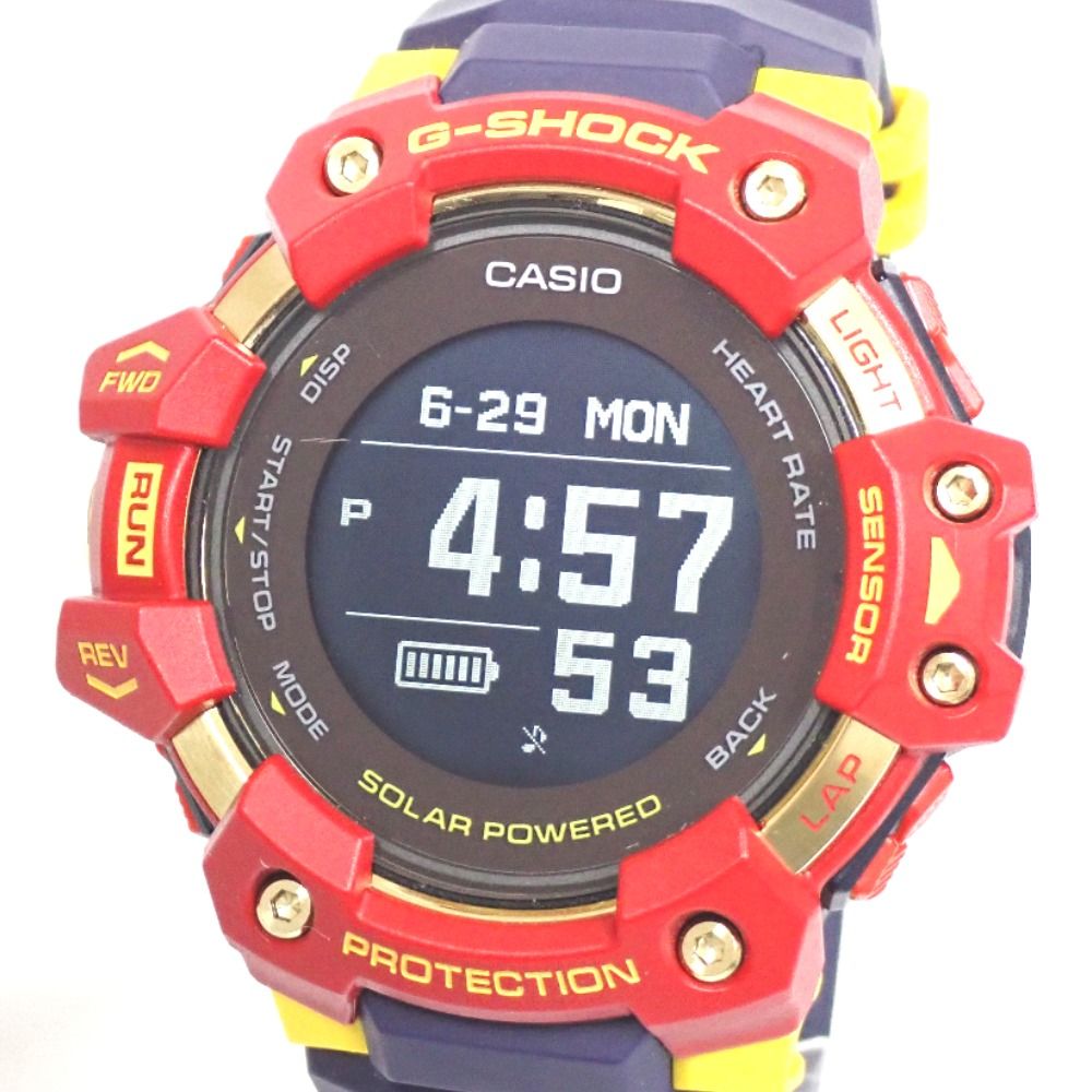 NA418171 カシオ 腕時計 ジーショック G-SHOCK FCバルセロナコラボレーションモデル GBD-H1000BAR-4JR ソーラーパワー 黒文字盤 メンズ CASIO 中古 20,350円