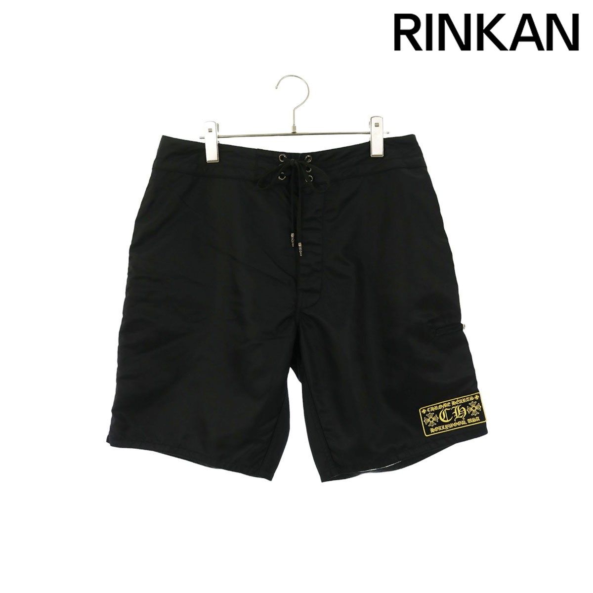 クロムハーツ SURF BRITCHES クロスボールボタンナイロンCHショートパンツ メンズ 34インチ