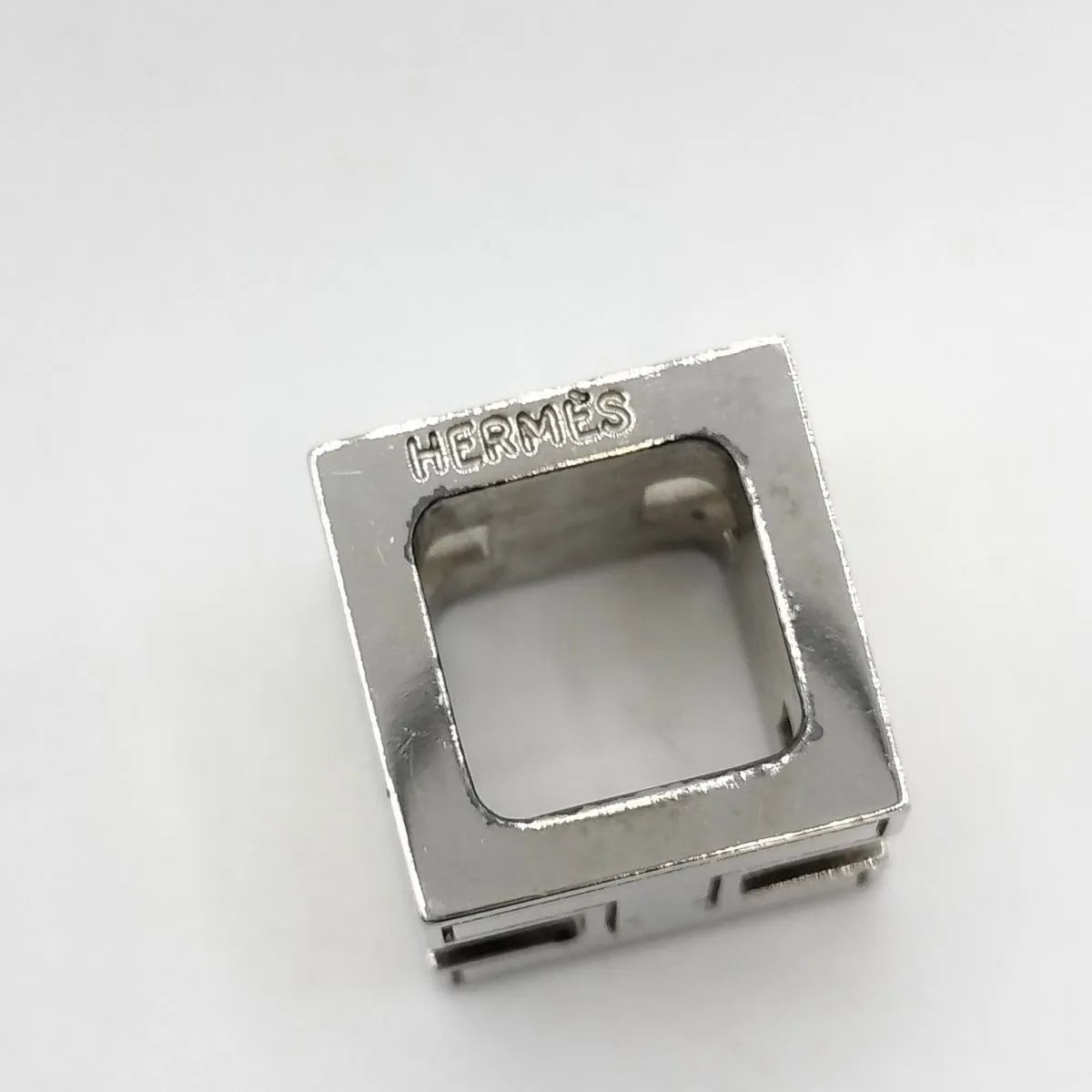 エルメス HERMES カージュドアッシュ Hキューブ ネックレス Hロゴ