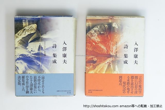 入澤康夫<詩>集成　1951-1994　上下巻揃　(1996年版)/入沢康夫　/青土社*40003