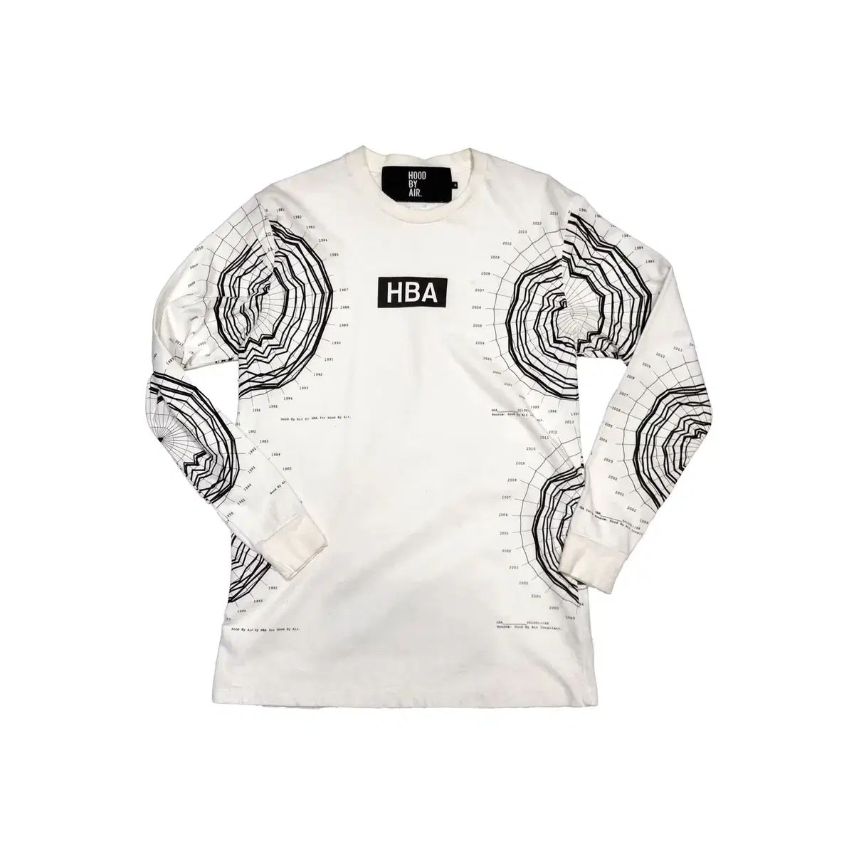 WHO BY AIR-14SS ウェザー レイダー ロングスリーブ Tシャツ-白-M