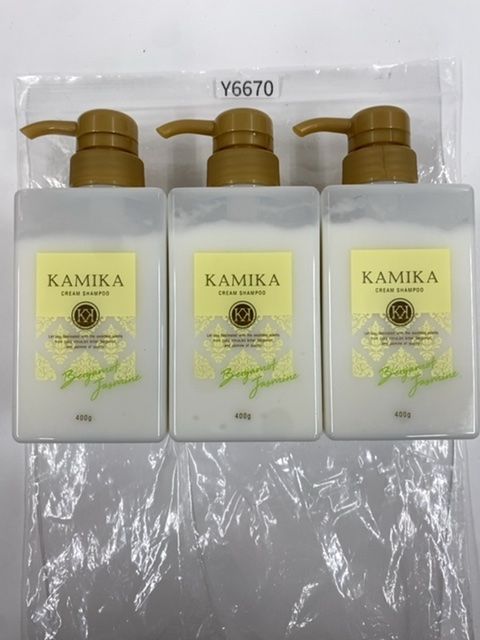 Y6670 カミカ オールインワンクリームシャンプー BJ ベルガモットジャスミンの香り 400g 3点セット 6,480円