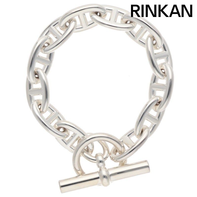 エルメス Chaine d'Ancre GM シェーヌダンクルGMシルバーブレスレット メンズ 12LINK