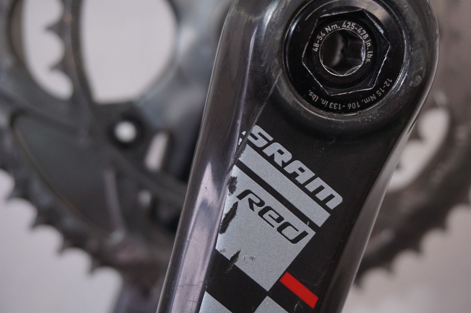 Sram スラム RED 50-34 170mm 10s クランク ブルーラグ SRAM 「スラム」 RED 50-34T 172.5mm 10S クランクセット / バイチャリ