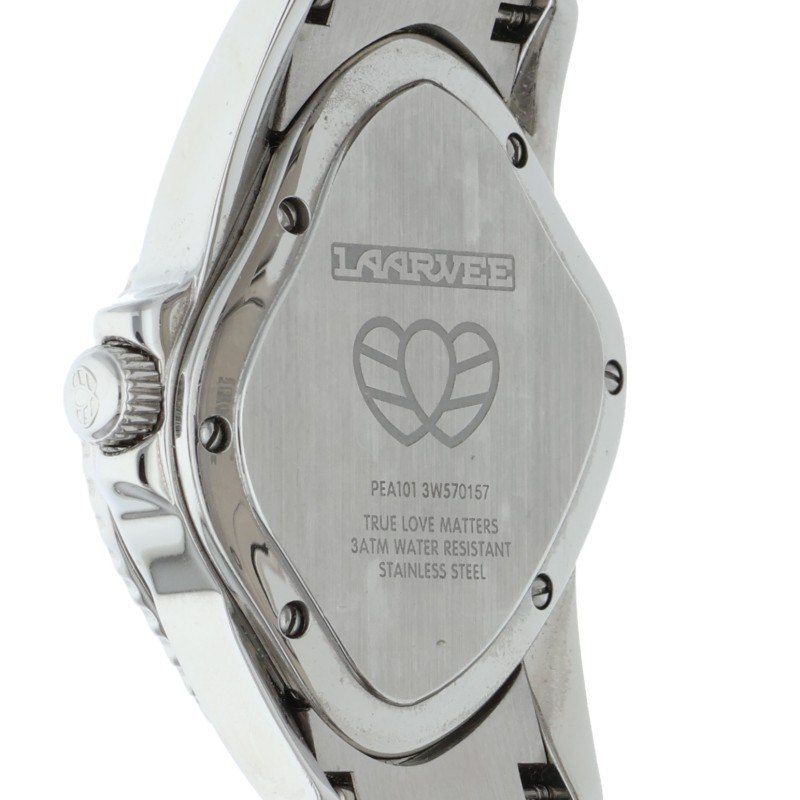 ラーヴィ Silver Precision Steel Watch 自動巻きSS腕時計 メンズ