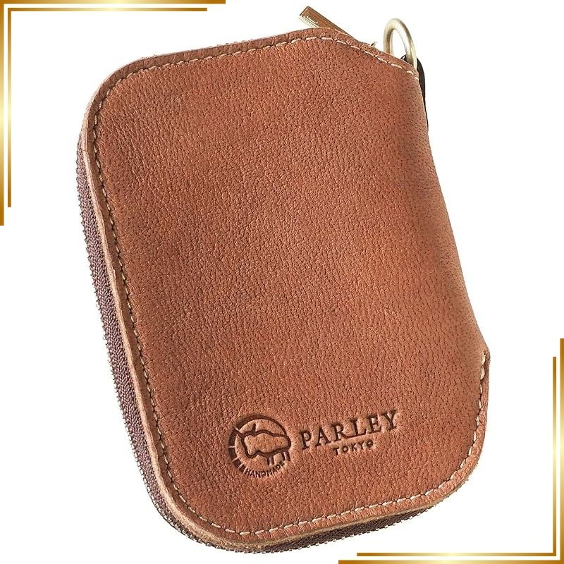 【新品】 革工房PARLEY (パーリィー) スマートキーケース キーケース “ELK”（エルク） メンズ レディース 男女兼用 レッドブラウン [FE-68] スマートキー 2個収納 最大3個 取付可能 ミニ財布