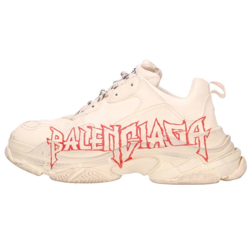 バレンシアガ TRIPLE S TRAINERS メタルロゴトリプルエスレースアップ