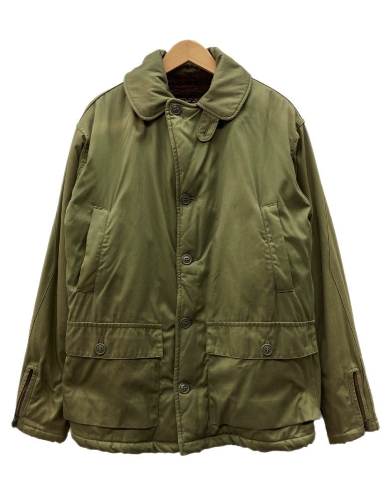 リアルマッコイズ THE REAL McCOY'S Type AL-1 Flight Jacket フライト ジャケット ジップアップ ミリタリー 海軍 裏ボア アウター 緑 サイズ40 ジャケット 無地 グリーン 104MT-3404