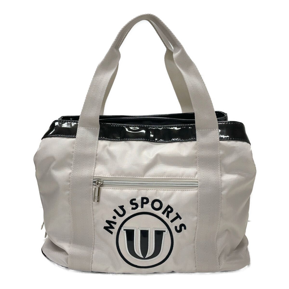 未使用品 エムユースポーツ MU SPORTS ボストンバッグ ホワイト 白