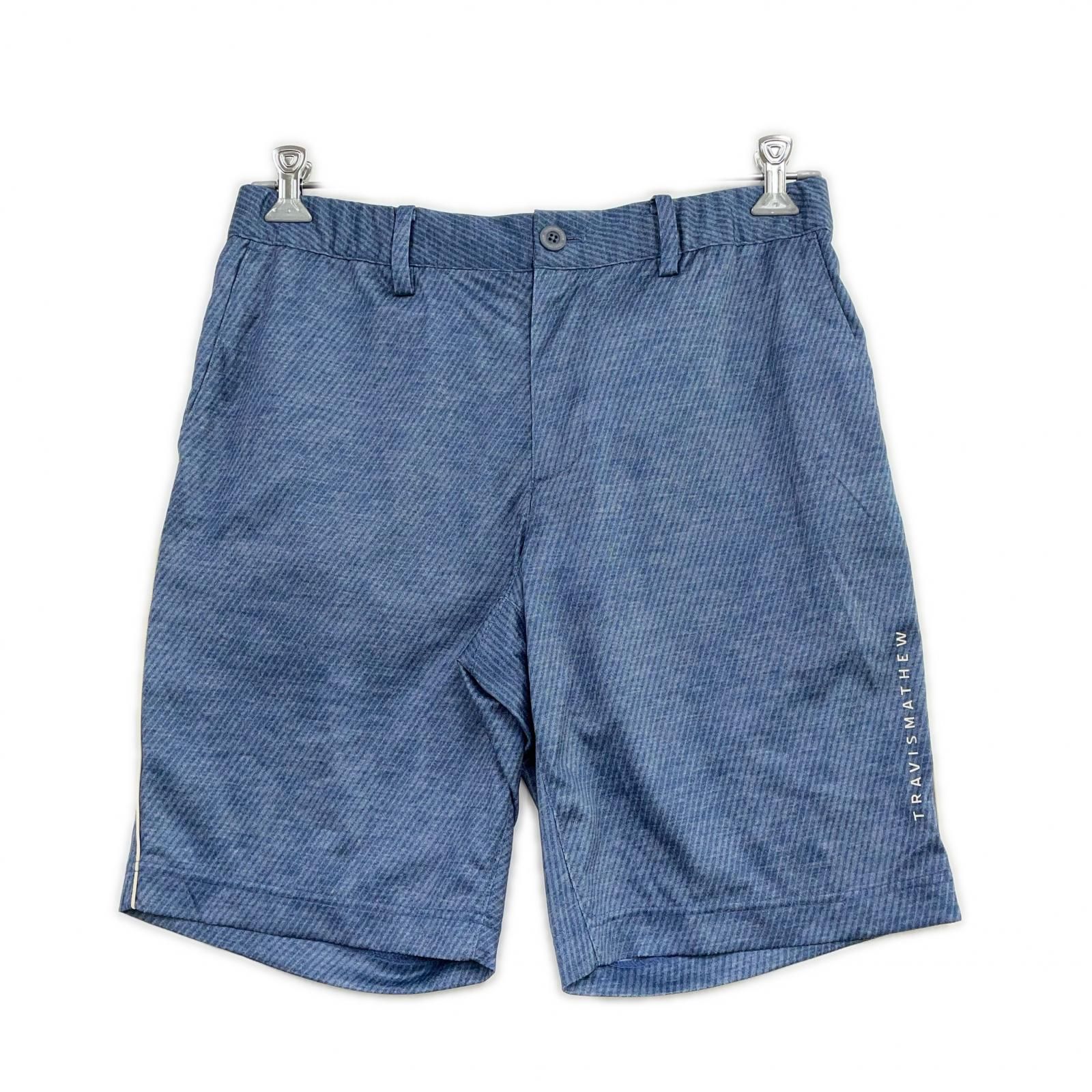 中古 メンズ トラビスマシュー TRAVIS MATHEW ハーフパンツ L 青系