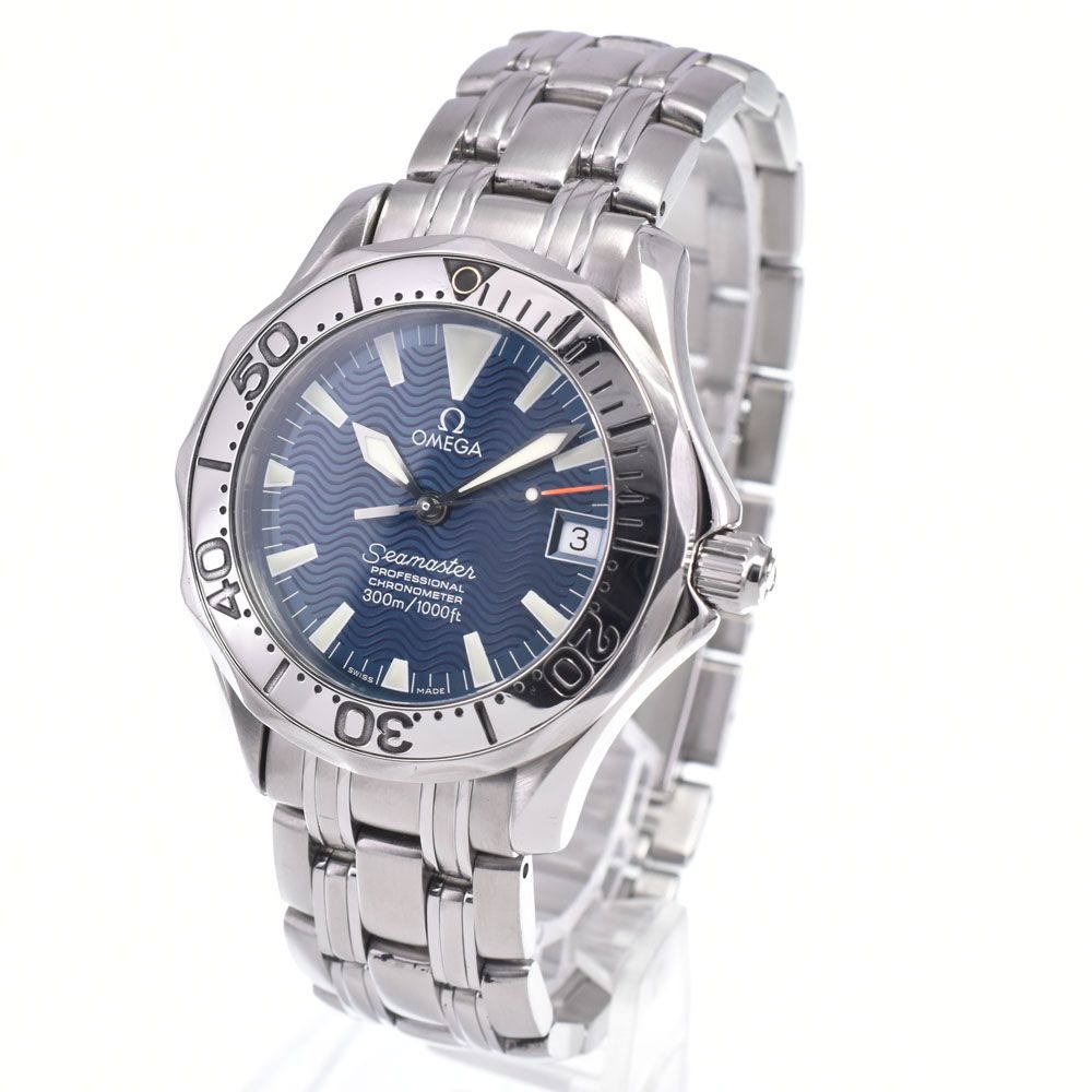 オメガ OMEGA 2554.80 シーマスタージャックマイヨール 1999 ブルー