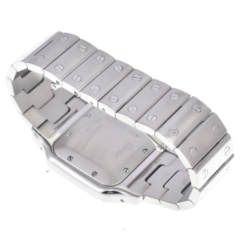 カルティエ CARTIER W20055D6 サントスガルベ LM デイト シルバー 自動