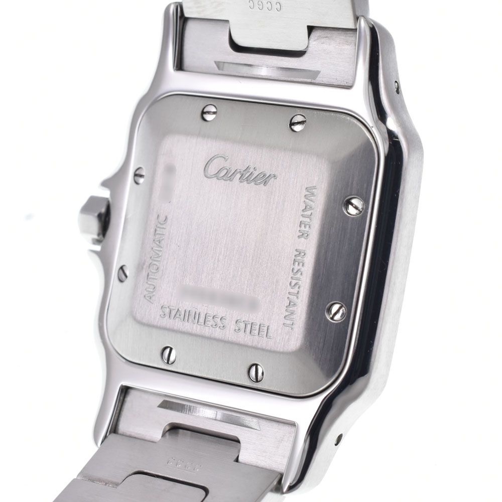 カルティエ CARTIER W20055D6 サントスガルベ LM デイト シルバー 自動