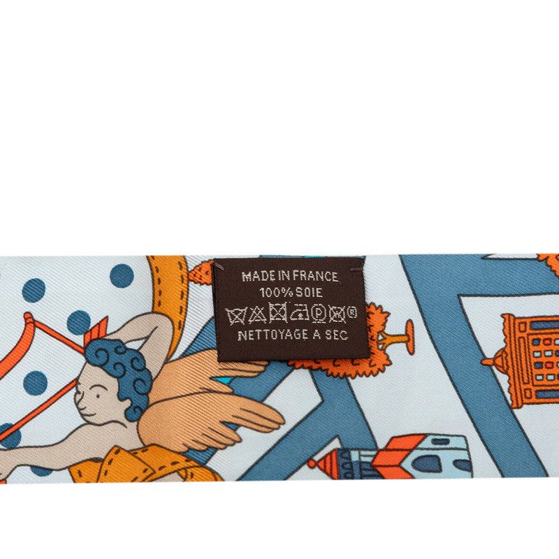 新品•未使用　Hermès ツイリー　パリの恋人達 エルメス ツイリー 新 パリの恋人たち Les Nouveaux Amoureux de Paris