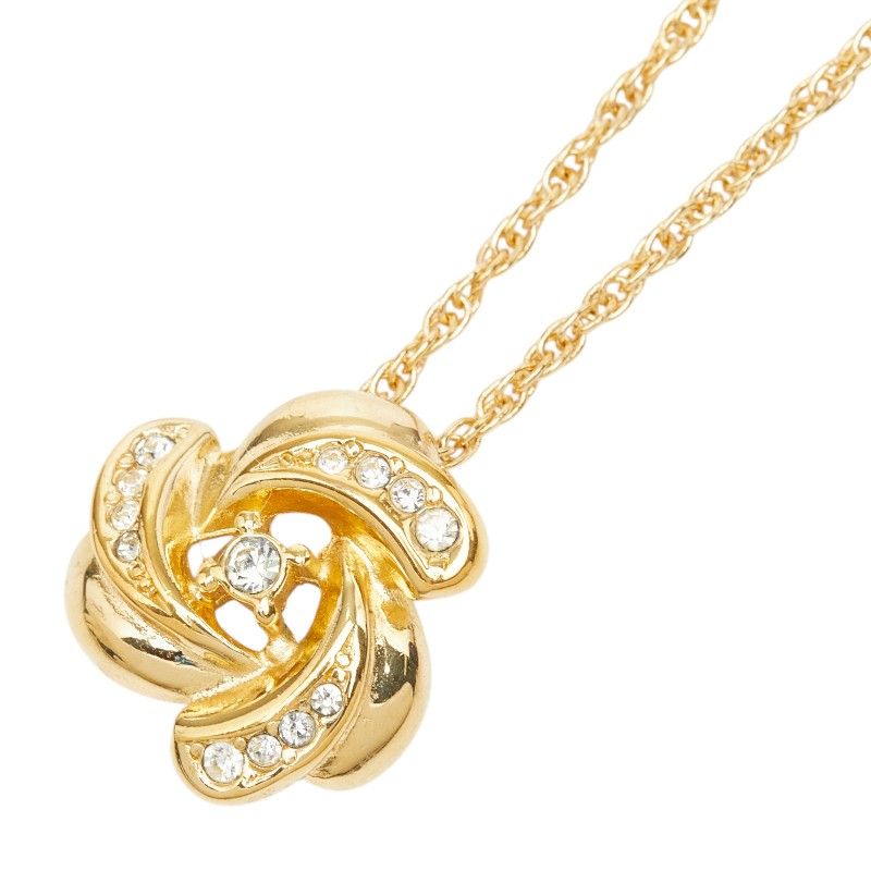 ディオール ネックレス ゴールド メッキ ラインストーン レディース Dior【1-0275385】 11,396円