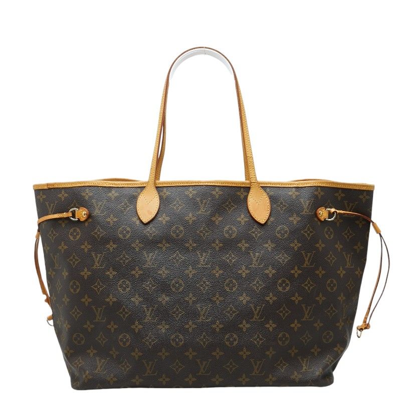 ルイ ヴィトン モノグラム ネヴァーフル GM ショルダーバッグ M46987 ブラウン PVC レザー レディース LOUIS VUITTON【1-0276976】