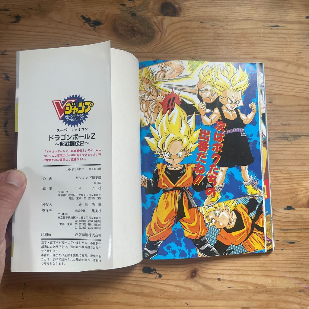 Vジャンプブックス ゲームシリーズ DRAGONBALL Z 超武闘伝2 集英社