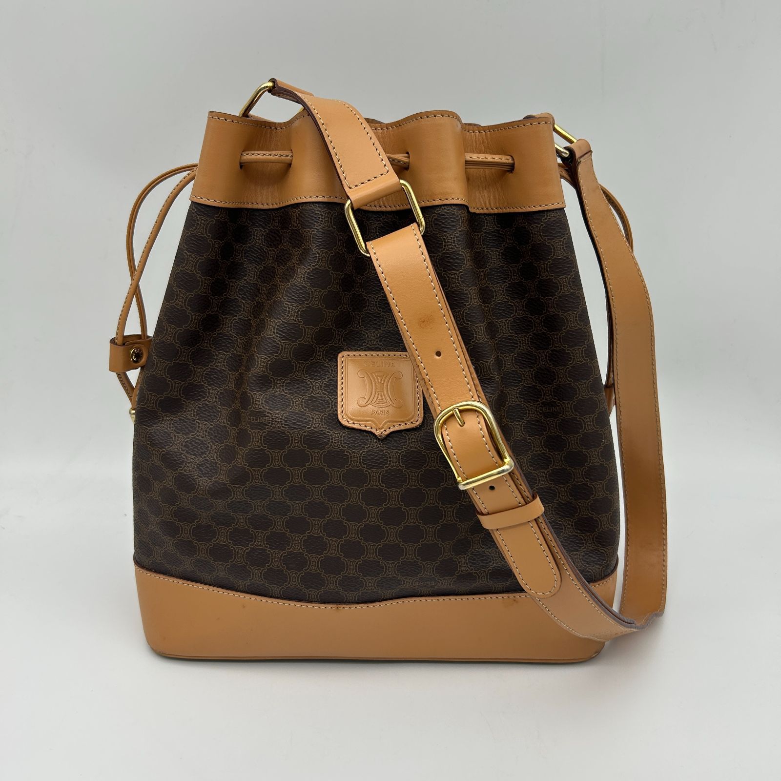 CELINE (セリーヌ) マカダム ショルダーバッグ ショルダーバッグ 