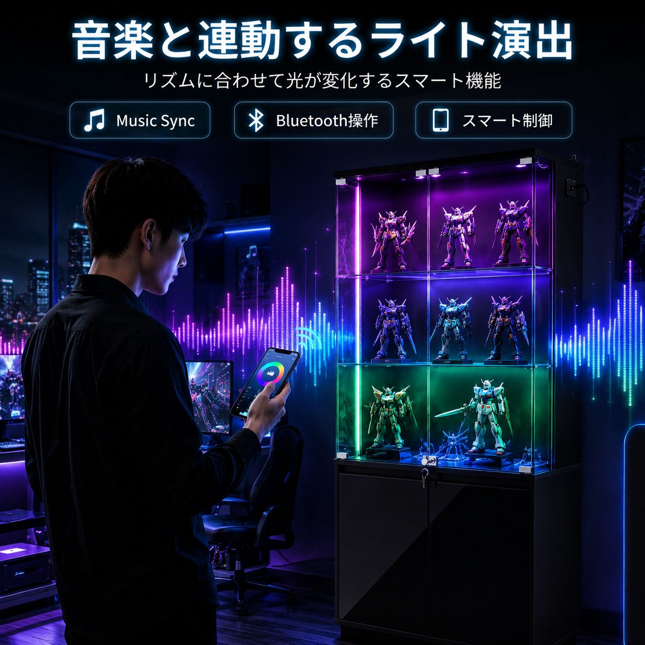 人気NO.1】 コレクションケース ガラスキャビネット ディスプレイ