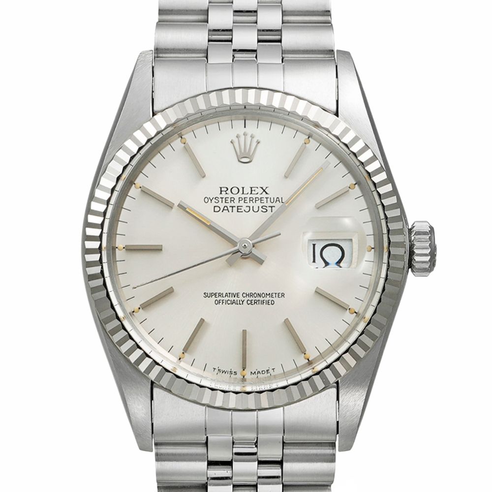 ROLEX デイトジャスト 箱・1986年保証書付き Ref.16014 アンティーク品 メンズ 腕時計