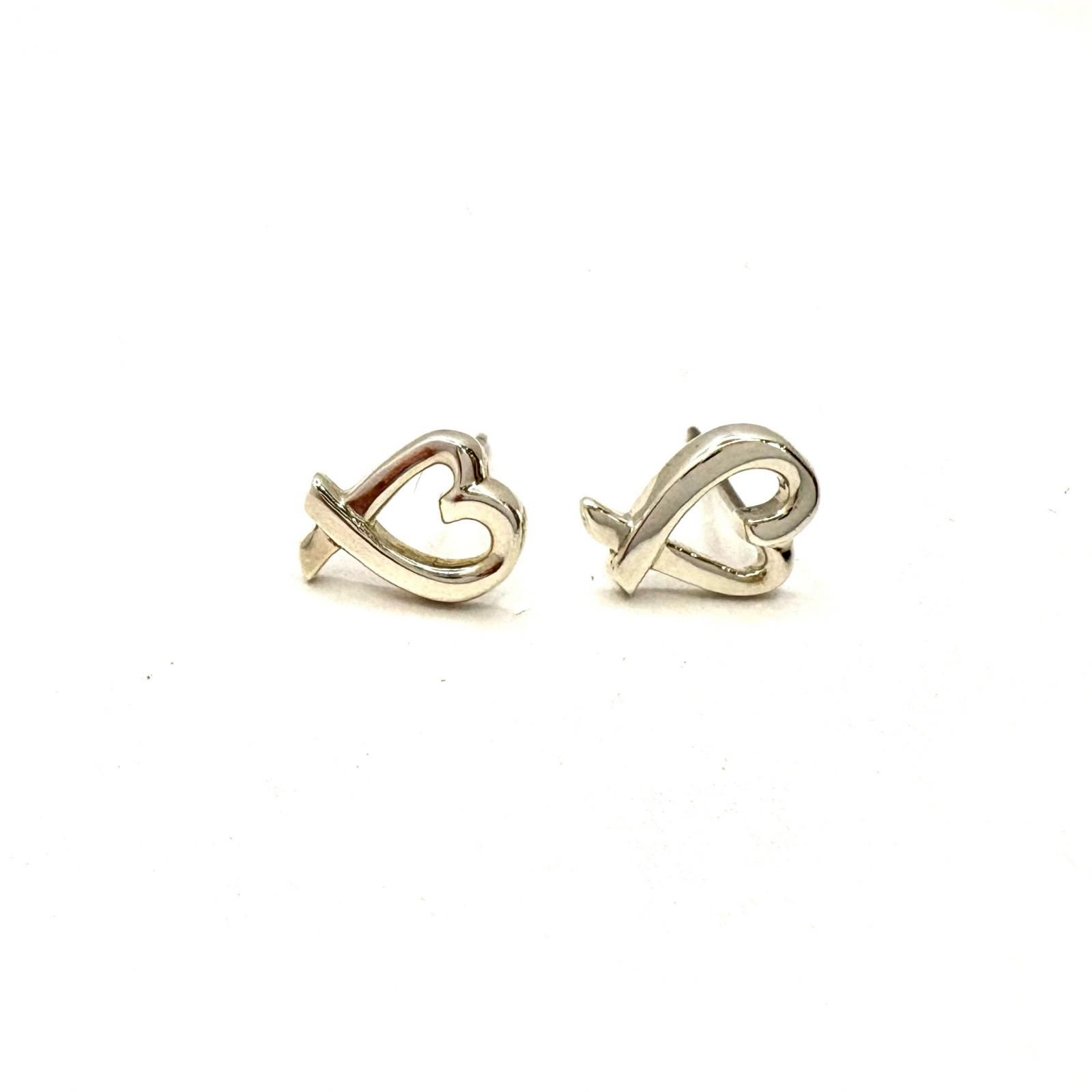 TIFFANY&Co. ティファニー ジュエリー ラビングハートピアス/SV/1.5g 貴金属･宝石 ピアス シルバー SV シルバー レディース【中古】471