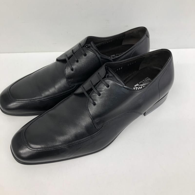 【中古】Salvatore Ferragamo サルヴァトーレ・フェラガモ レザーシューズ ブラック 27.5cm[66] 12,548円