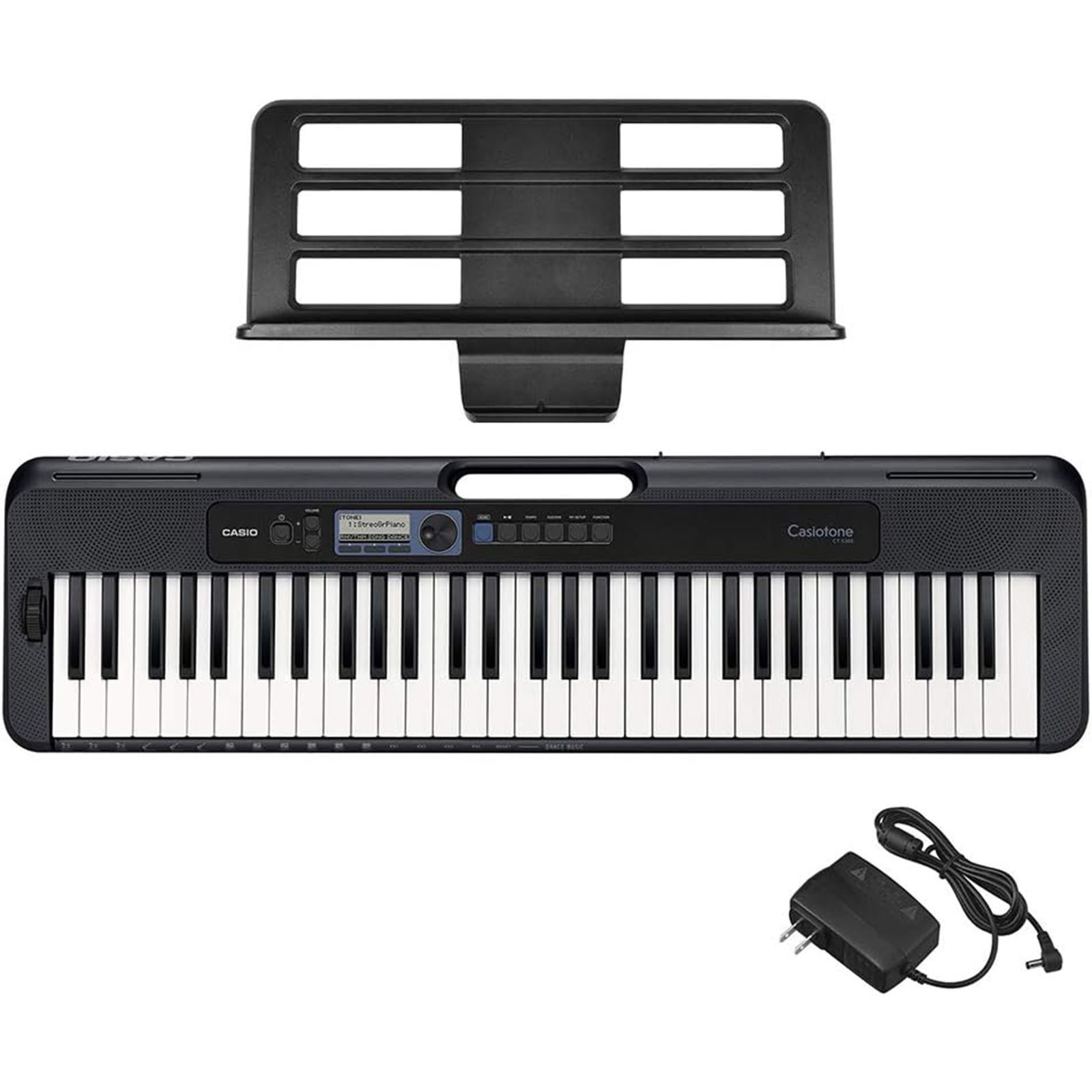 25年製　美品　CASIO Casiotone 61鍵 ブラック　CT-S300 新品・未開封】CASIO CT-S300 ブラック 61鍵盤 Casiotone キーボード