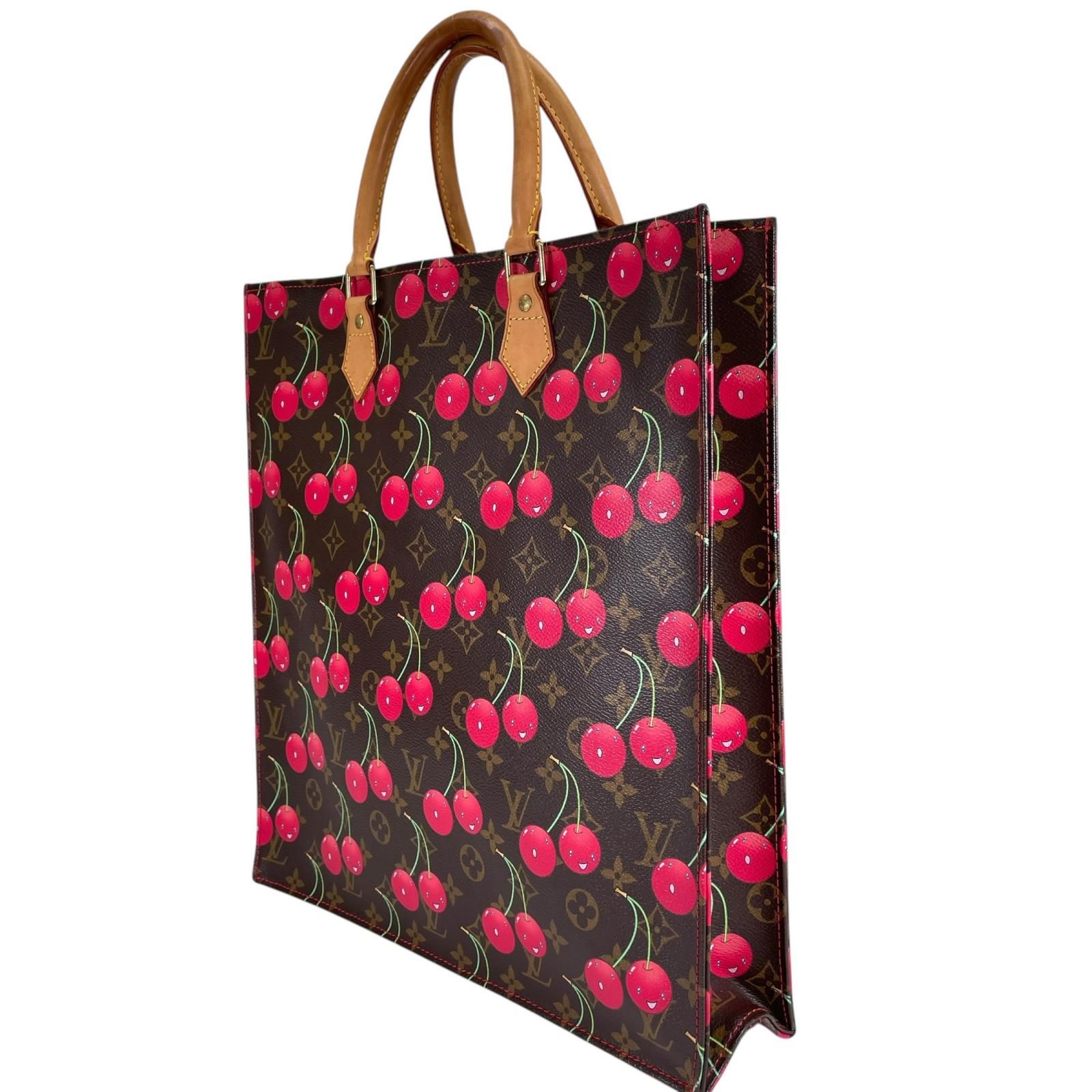 美品 LOUIS VUITTON ルイ・ヴィトン モノグラムチェリー サックプラ 