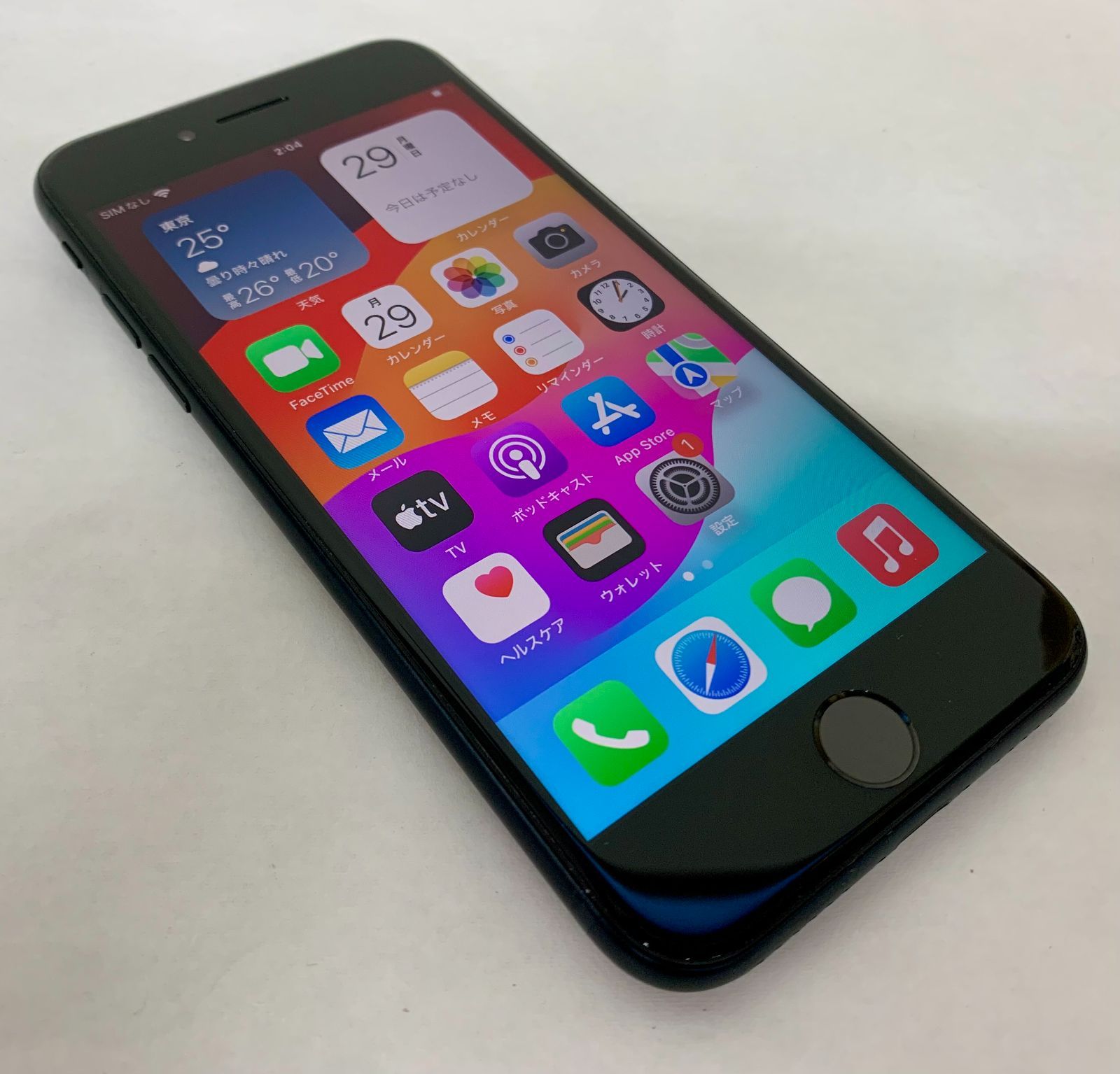 iPhone SE3 64GB ミッドナイト SIMフリー 良品 Apple - メルカリ