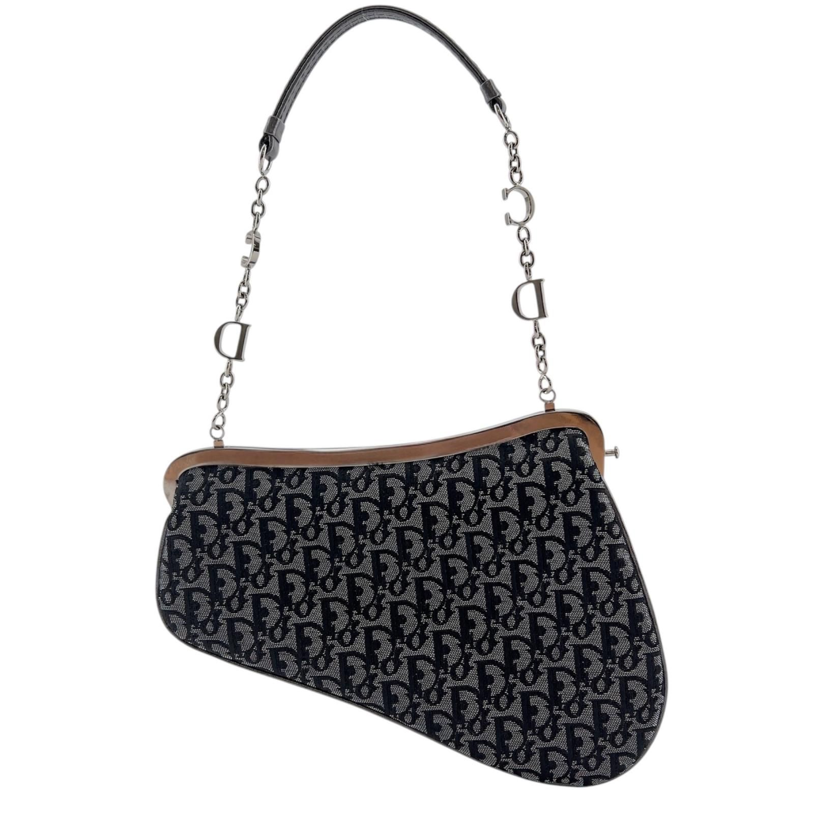 美品 Christian Dior クリスチャンディオール トロッター サドルバッグ