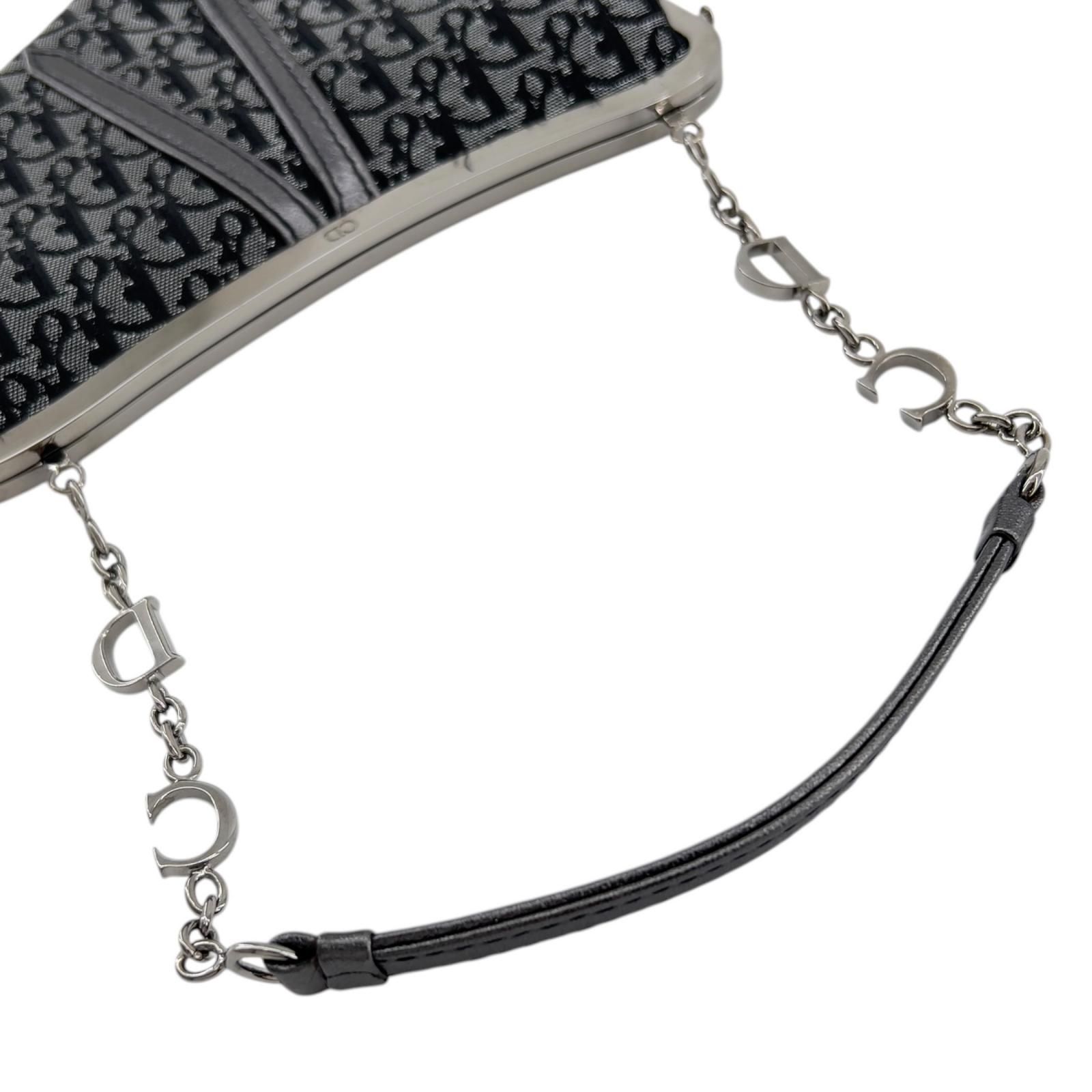美品 Christian Dior クリスチャンディオール トロッター サドルバッグ