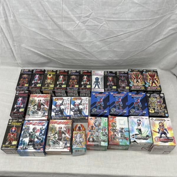 【中古】HM)現状品)仮面ライダー ミニフィギュア(ダブリあり) 27個セット[91]