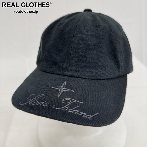 Supreme×STONE ISLAND/シュプリーム×ストーンアイランド【23AW】Denim 6-Panel/デニム 6パネル キャップ ブラック
