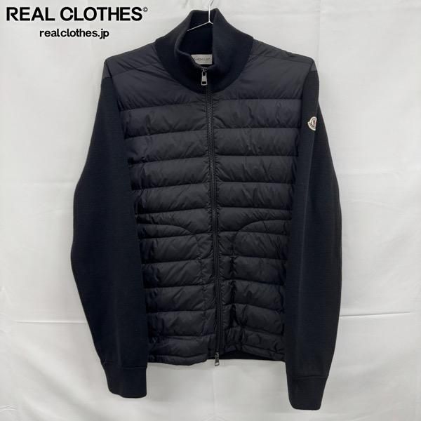 MONCLER/モンクレール CARDIGAN TRICOT ニット/ナイロン切替ダウン