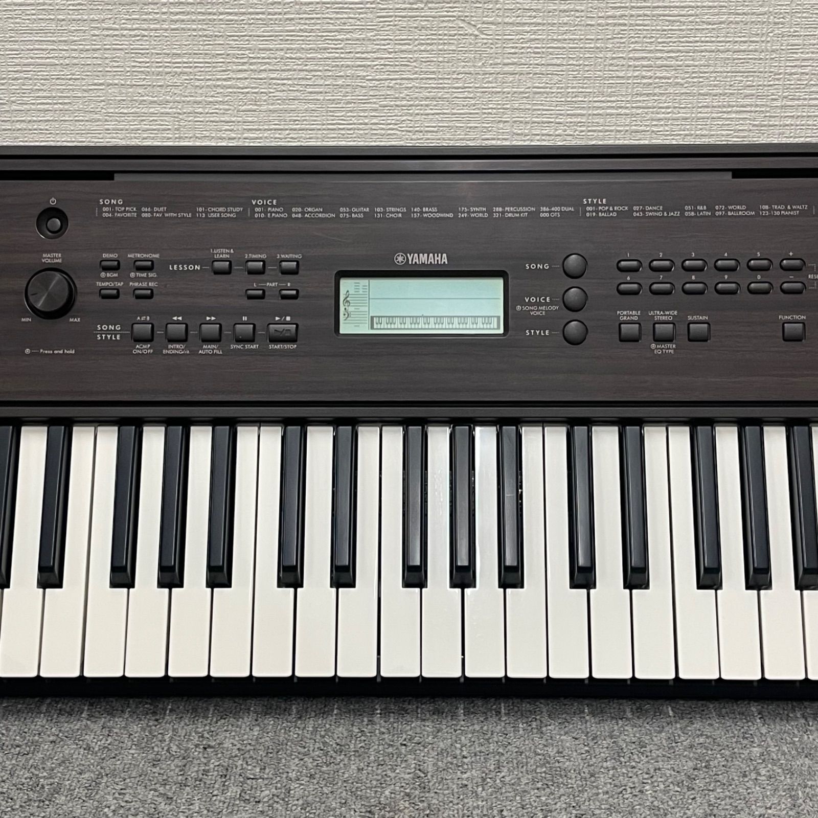 NPA】2019年製 YAMAHA ヤマハ デジタルキーボード PSR-E360DW - メルカリ