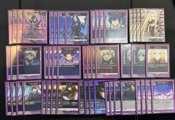 【デッキ】陰の実力者になりたくて!紫 シャドウガーデン 【UNION ARENA】※ガンマ4枚 ユニアリ